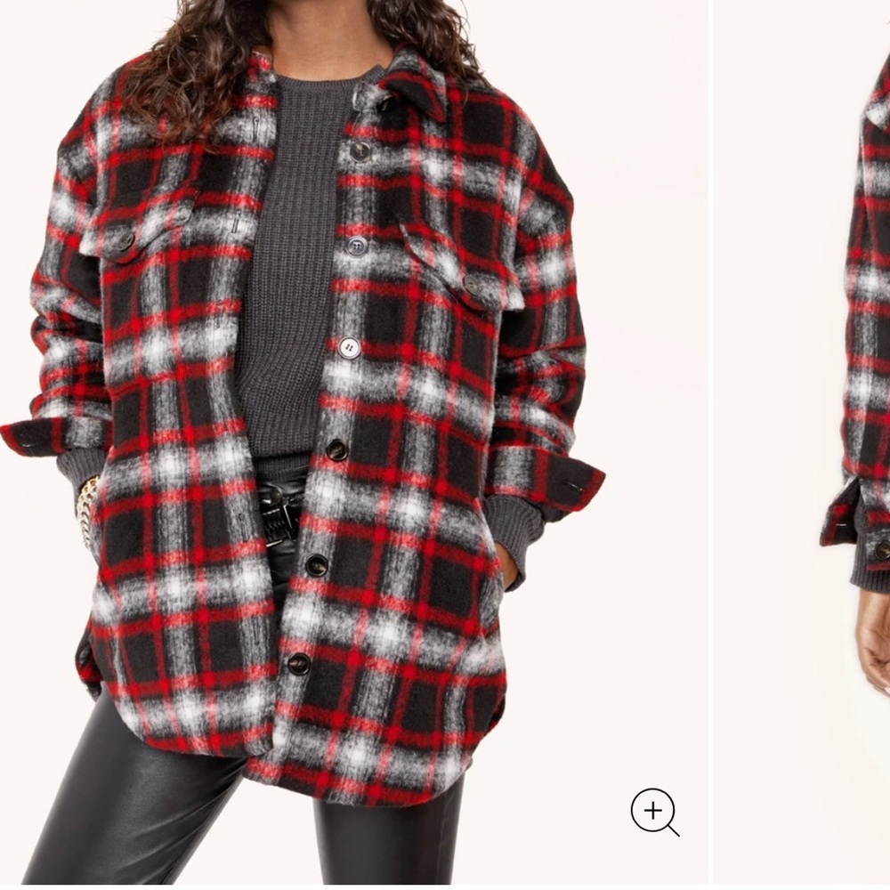Rebecc Minkoff Reagan Plaid Jacket nwt
